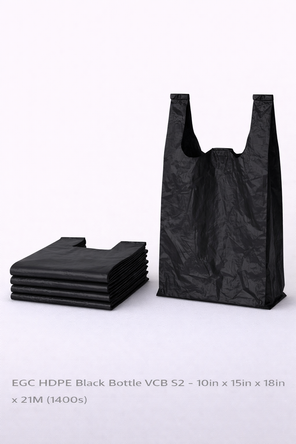 EGC HDPE Black Bottle VCB S2 - 10in x 15in x 18in x 21M (1400s)