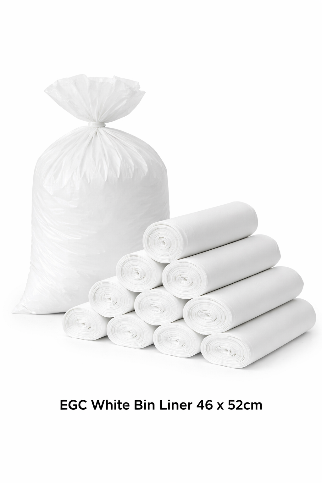 EGC White Bin Liner 46 x 52cm